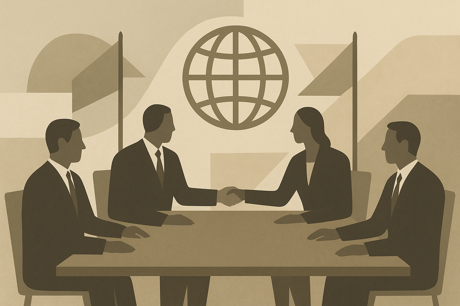 دیدار رسمی بین دو شخصیت سیاسی