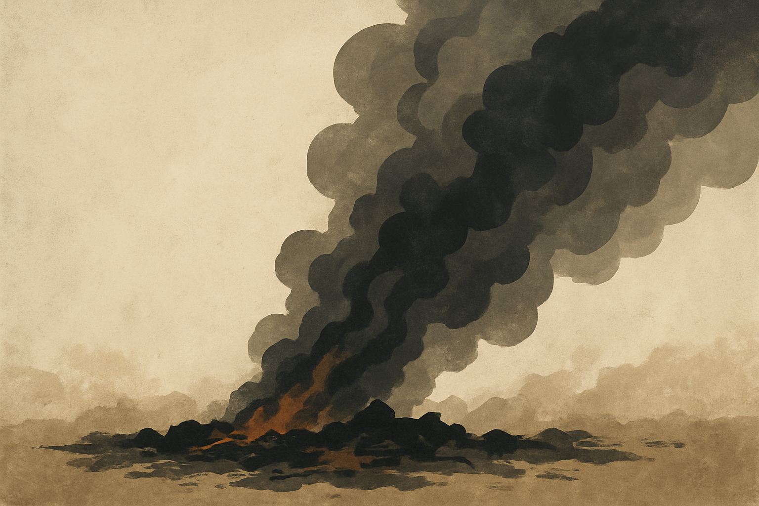 دود برخاسته از خانه‌ای سوخته در ایالت راخین میانمار