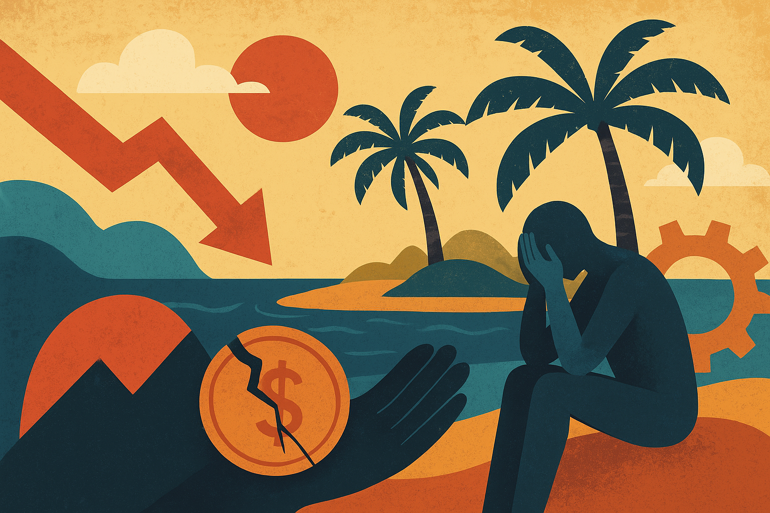 نمایی کلی از خیابان‌های هاوانا با ساختمان‌های قدیمی و مردم در حال عبور