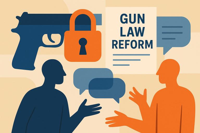 تجمع نمادین برای اصلاح قوانین اسلحه