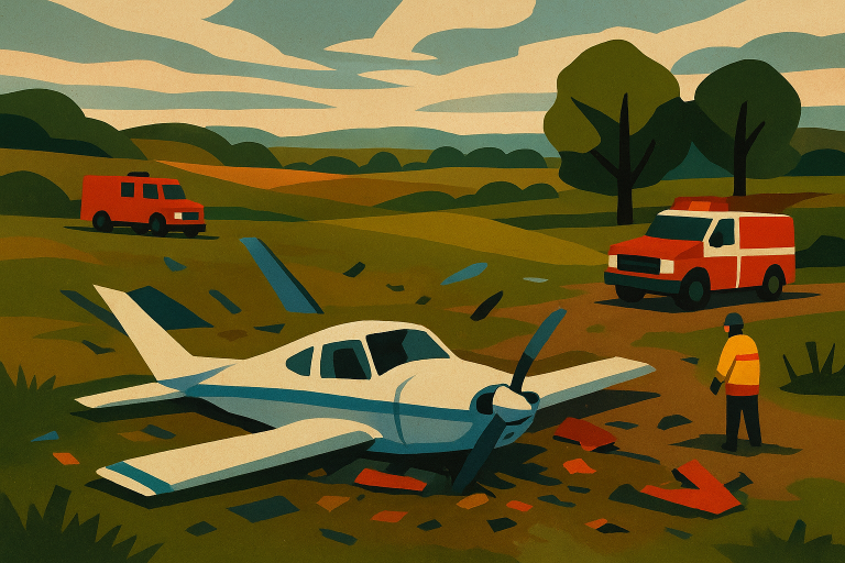 تصویر لاشه هواپیما پس از سقوط