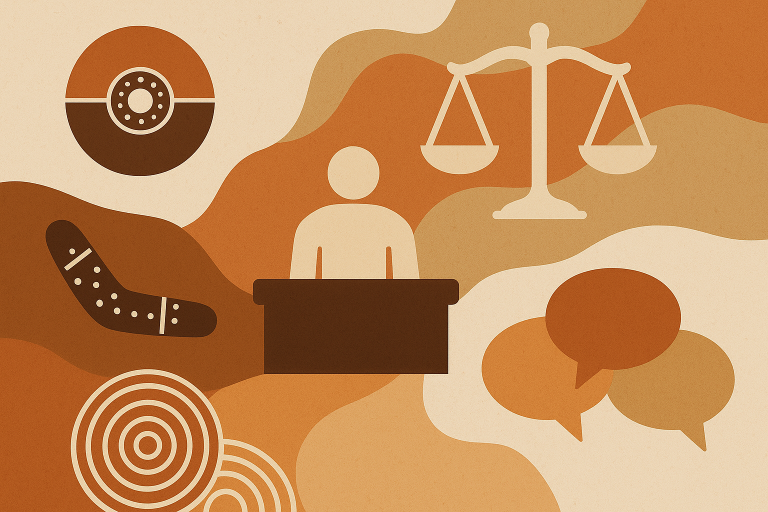 جلسه شورای زمین با نمادهای فرهنگی بومیان