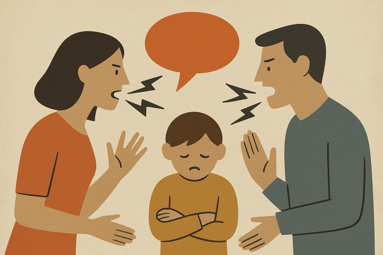 تصویر نمادین اختلاف خانوادگی