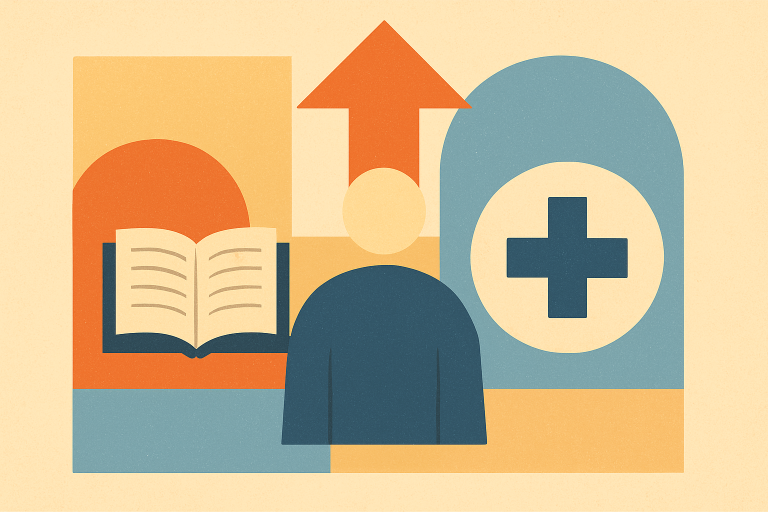 تصویری نمادین از خدمات عمومی و آموزش