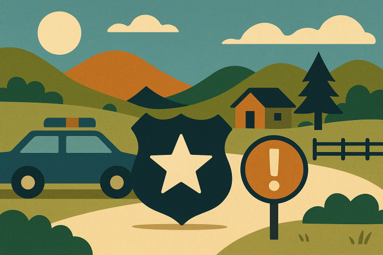 تصویر نمادین مراکز خدمات اضطراری در مناطق دورافتاده