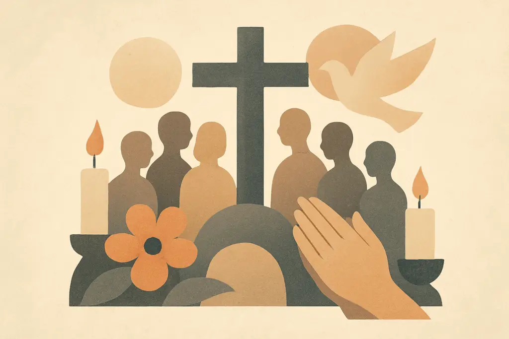 مراسم یادبود با جمعیت حاضر در سالن استادیوم