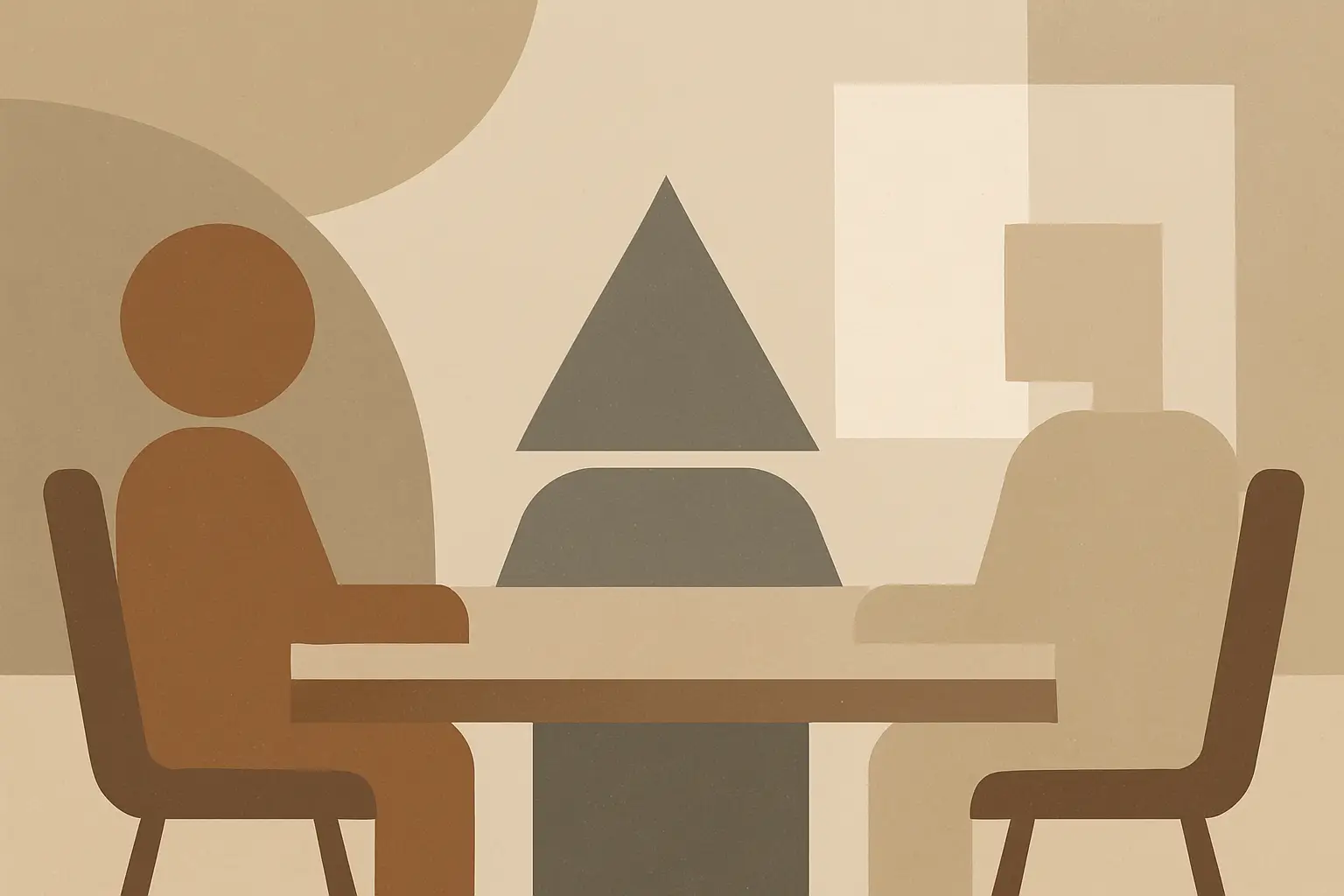 نشست دیپلماتیک سه جانبه با حضور نمایندگان کشورهای مختلف در یک سالن کنفرانس