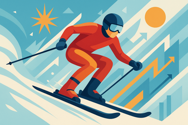 ایندرا براون روی سکوی مسابقات ایکس‌گیمز