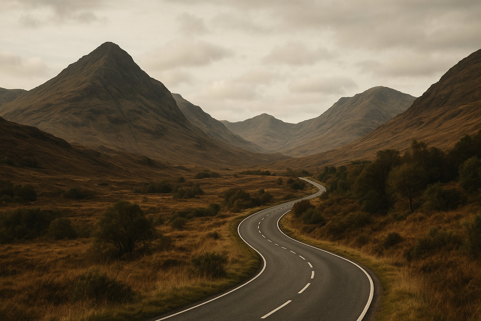 نمای کلی کوه کونانی/ولینگتون با جاده منتهی به قله