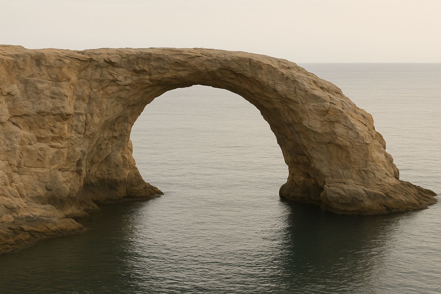 پل سنگی لندن قبل از سقوط بر فراز اقیانوس