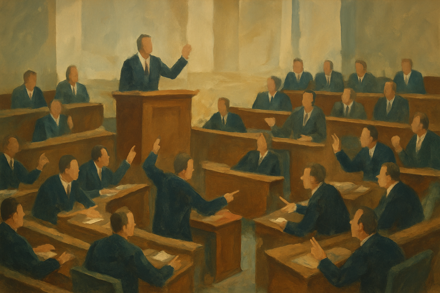 جلسه پارلمان استرالیا با تمرکز بر بحث قانونگذاری