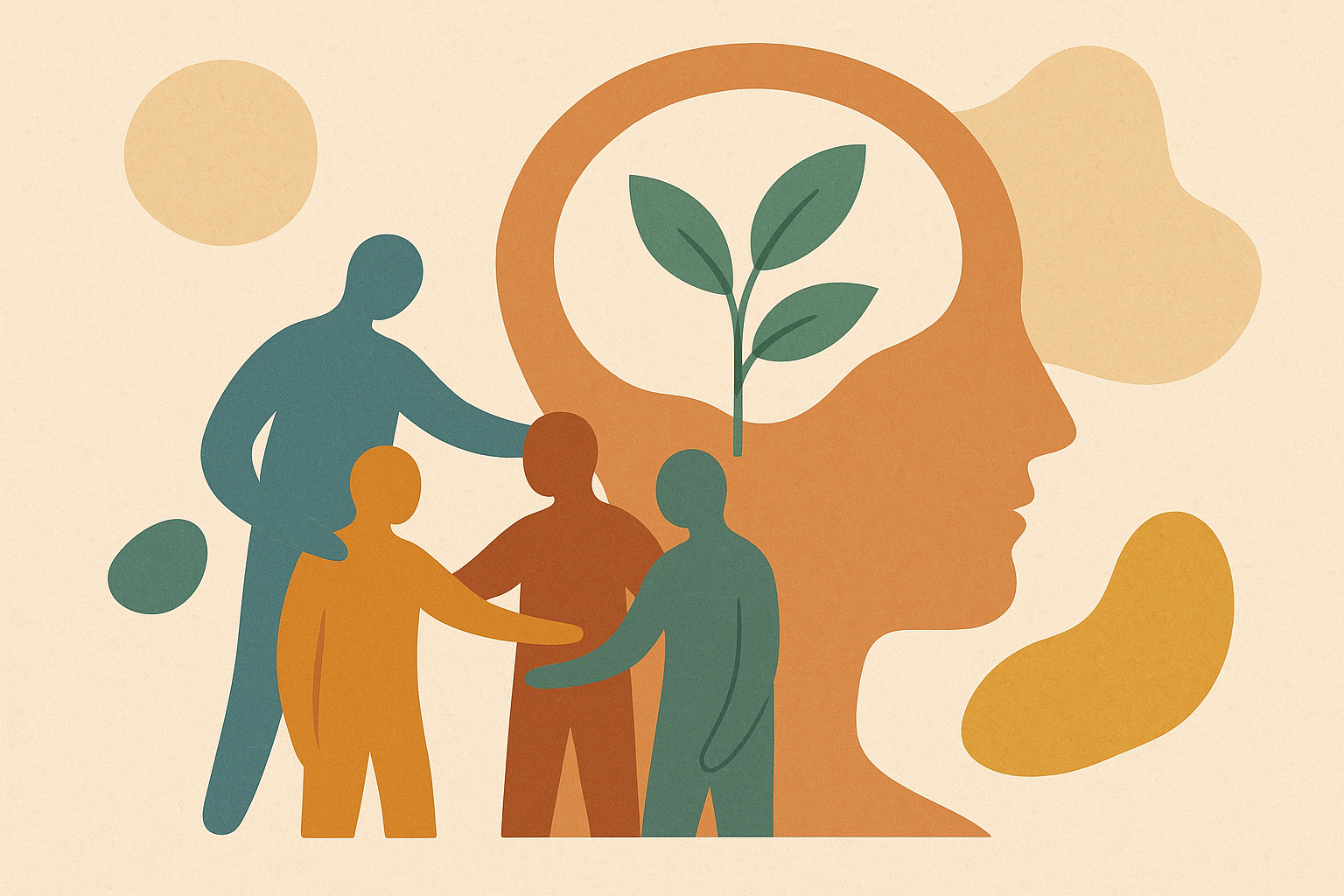 تصویر مفهومی مرتبط با سلامت روان جوانان